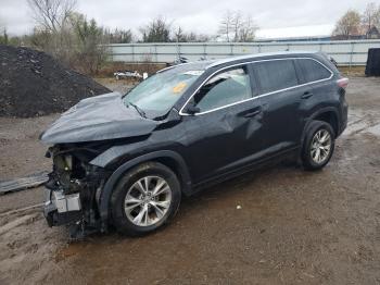  Salvage Toyota Highlander