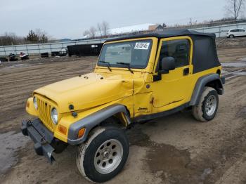  Salvage Jeep Wrangler