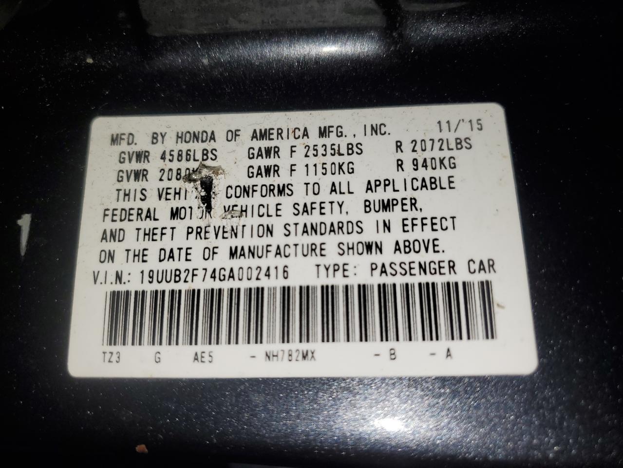 Acura TLX Advance Image 11