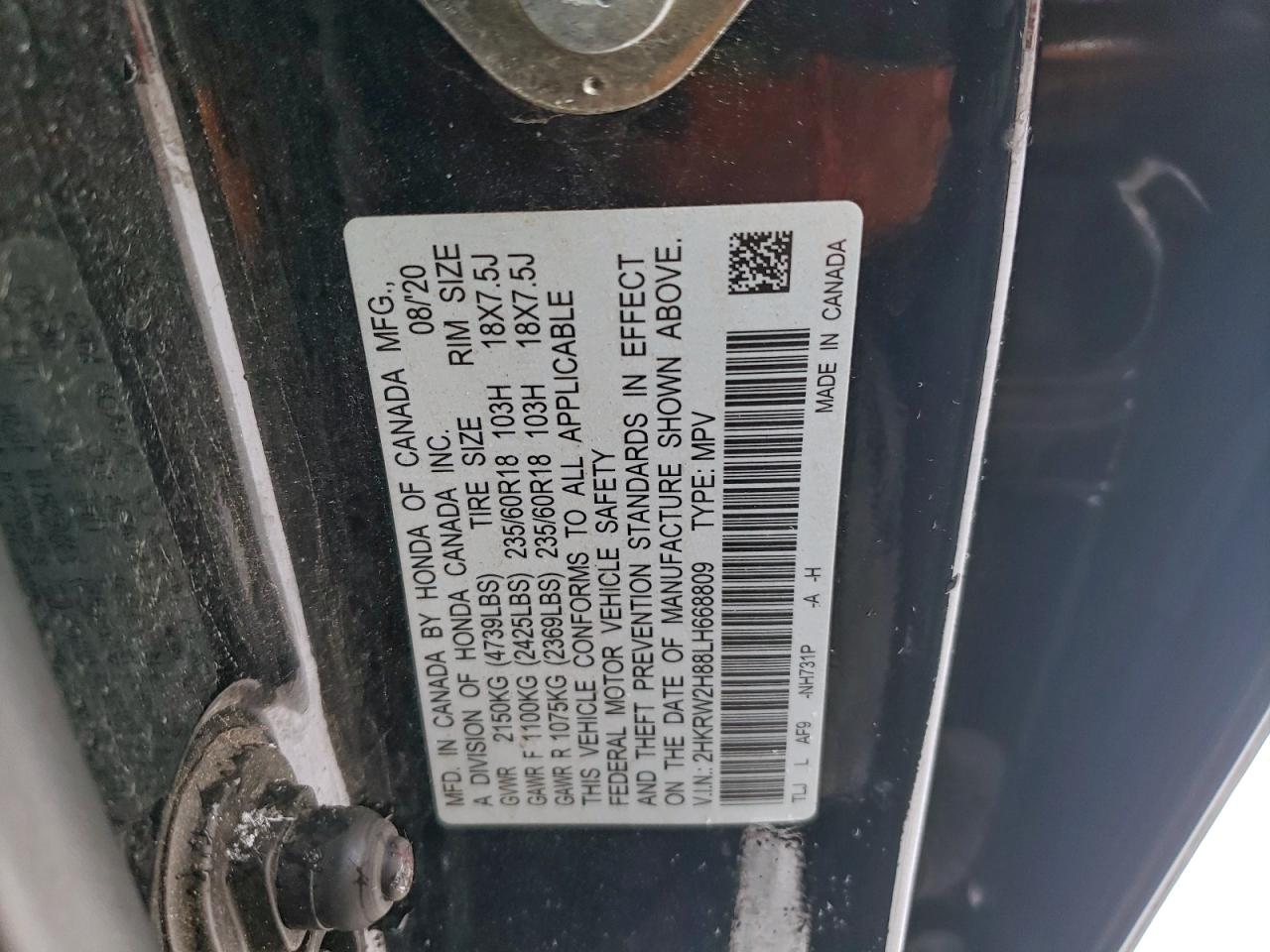 Honda Crv Exl Image 4