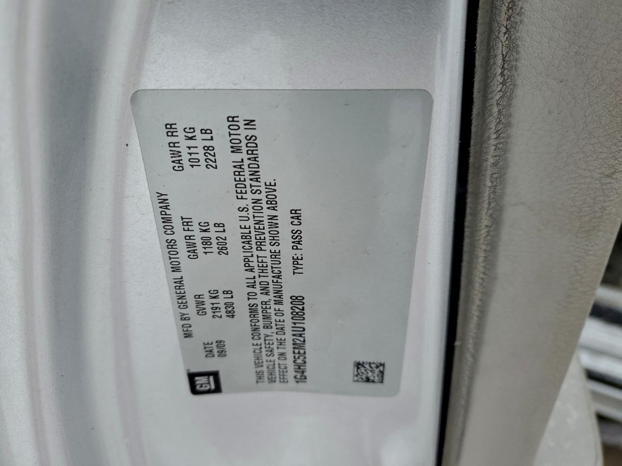 Buick Lucerne Cxl Image 7