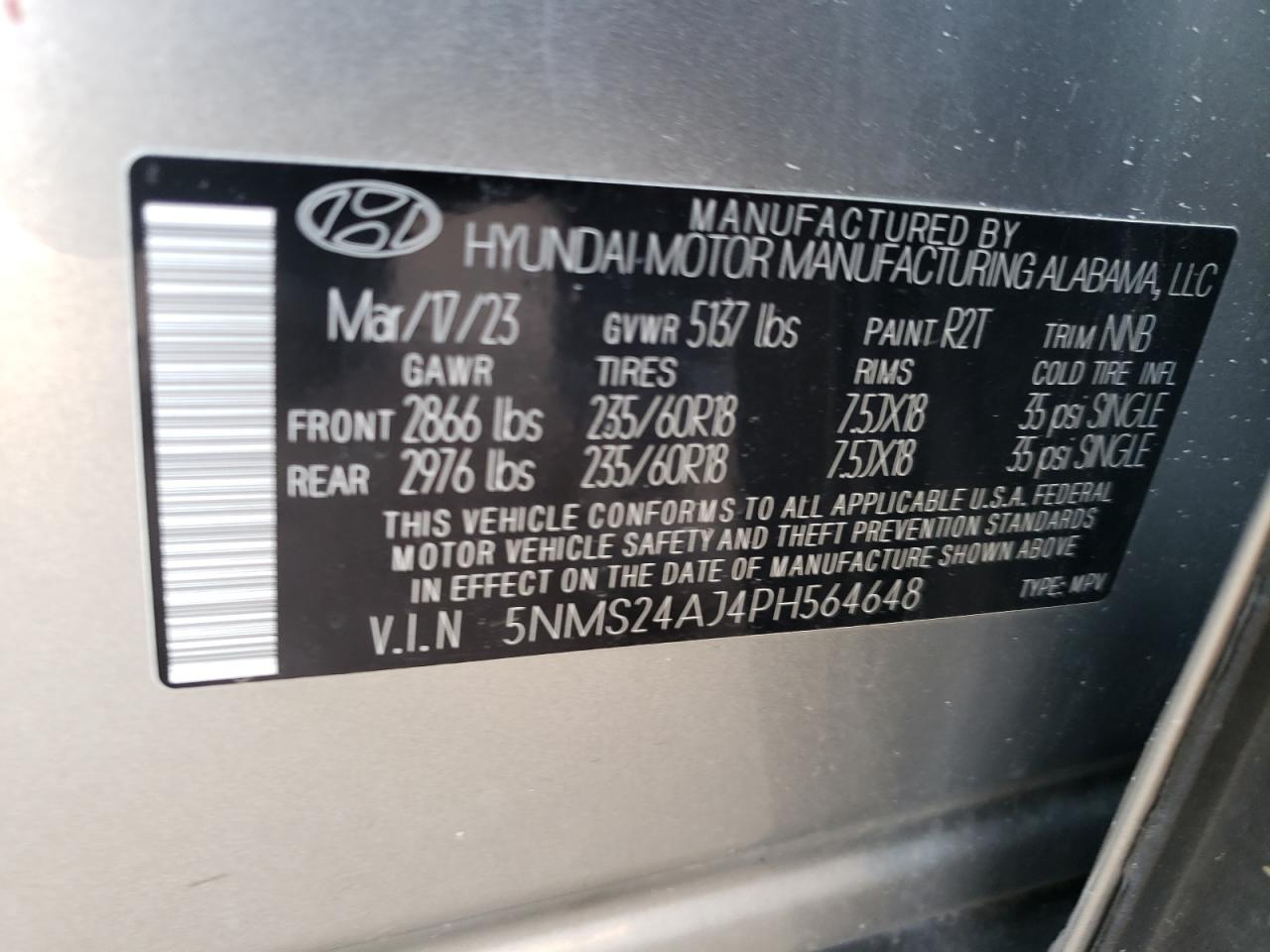 Hyundai SANTA FE Sel Image 2